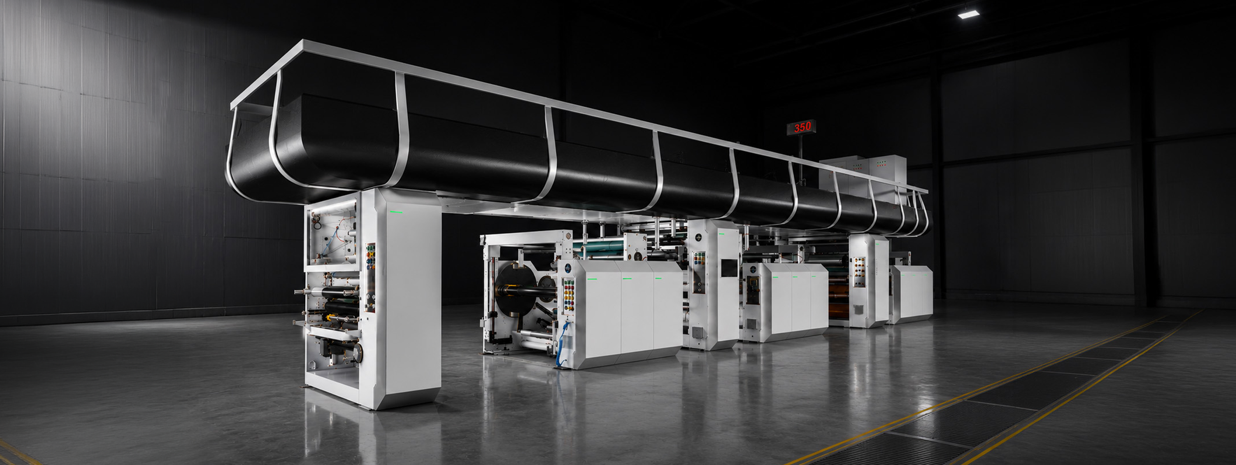 Narendra Gravure coating and lamination line on the shopfloor